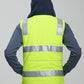 Winning Spirit Unisex Hi Vis Hooded Puffer Vest (SW93)