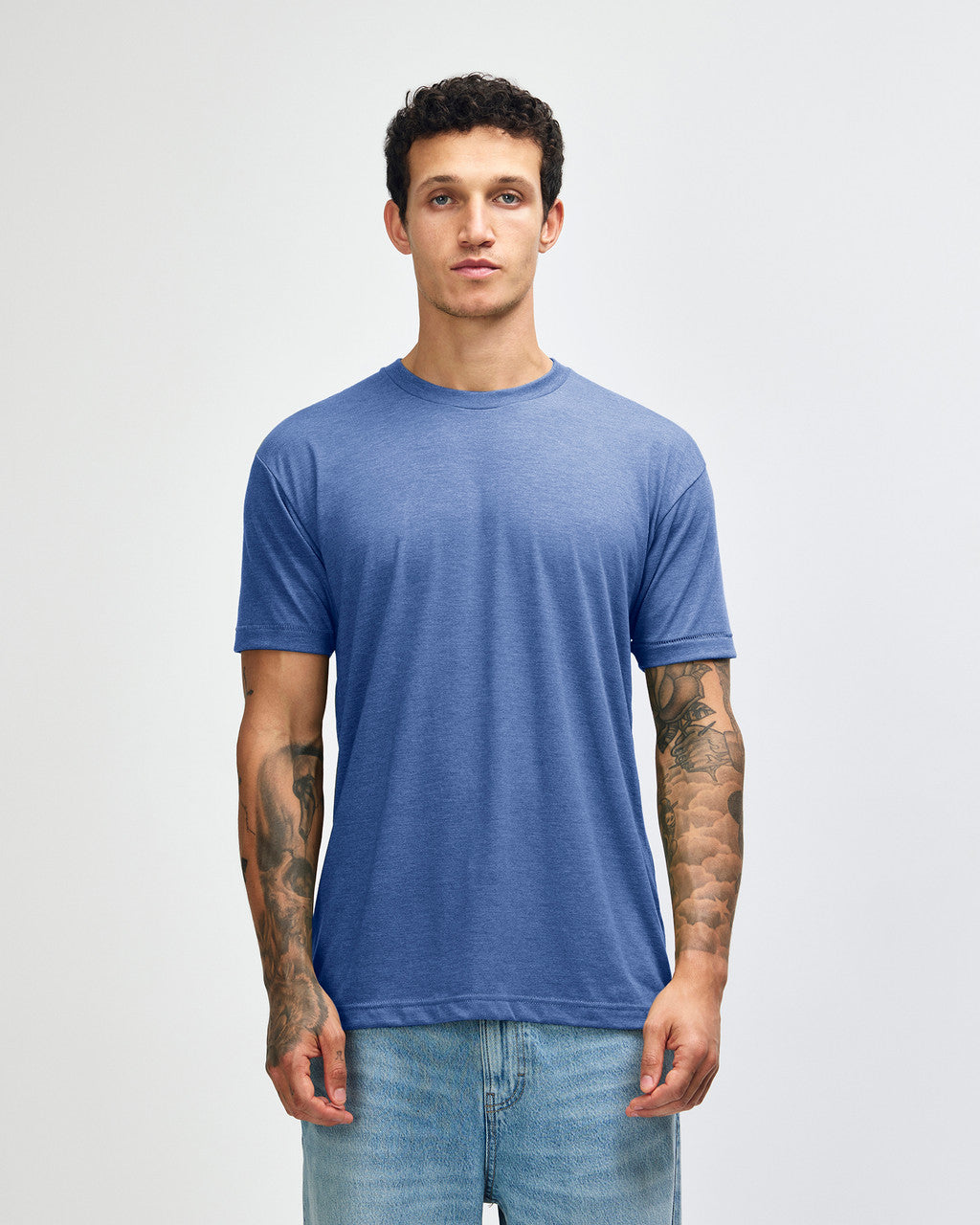 American-Apparel-Tri-Blend-Unisex-Track-T-Shirt