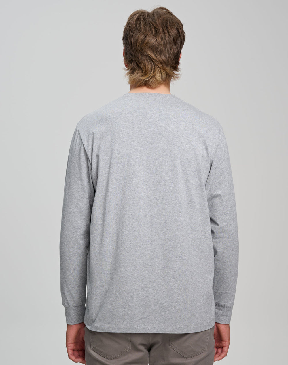 Winning Spirit Mens Premium Cotton Face L/S Tee (TS47)