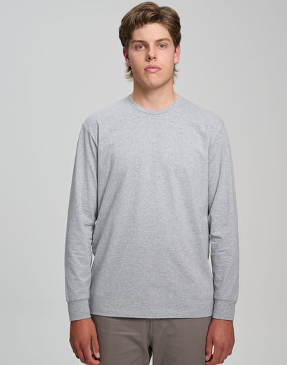 Winning Spirit Mens Premium Cotton Face L/S Tee (TS47)