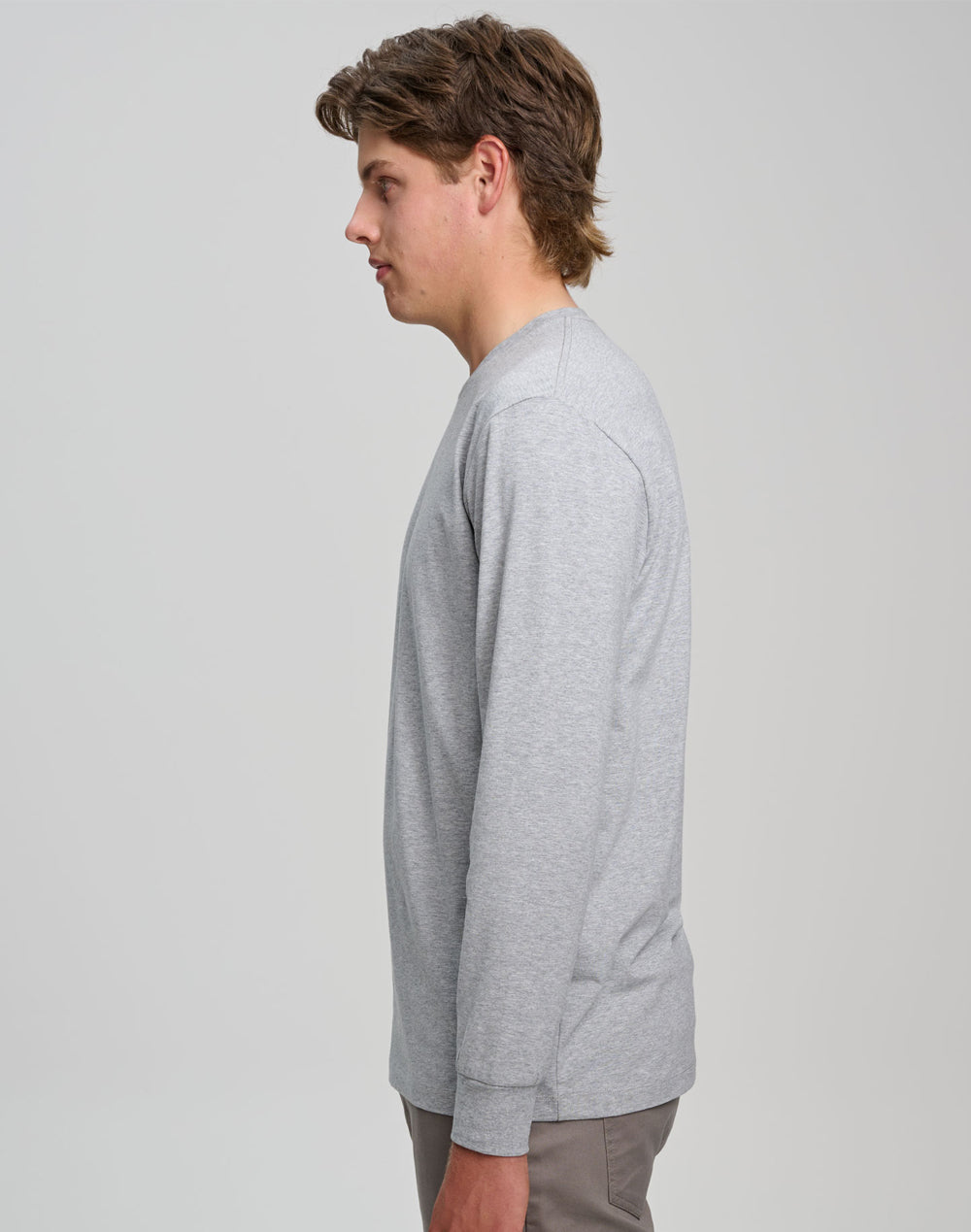 Winning Spirit Mens Premium Cotton Face L/S Tee (TS47)