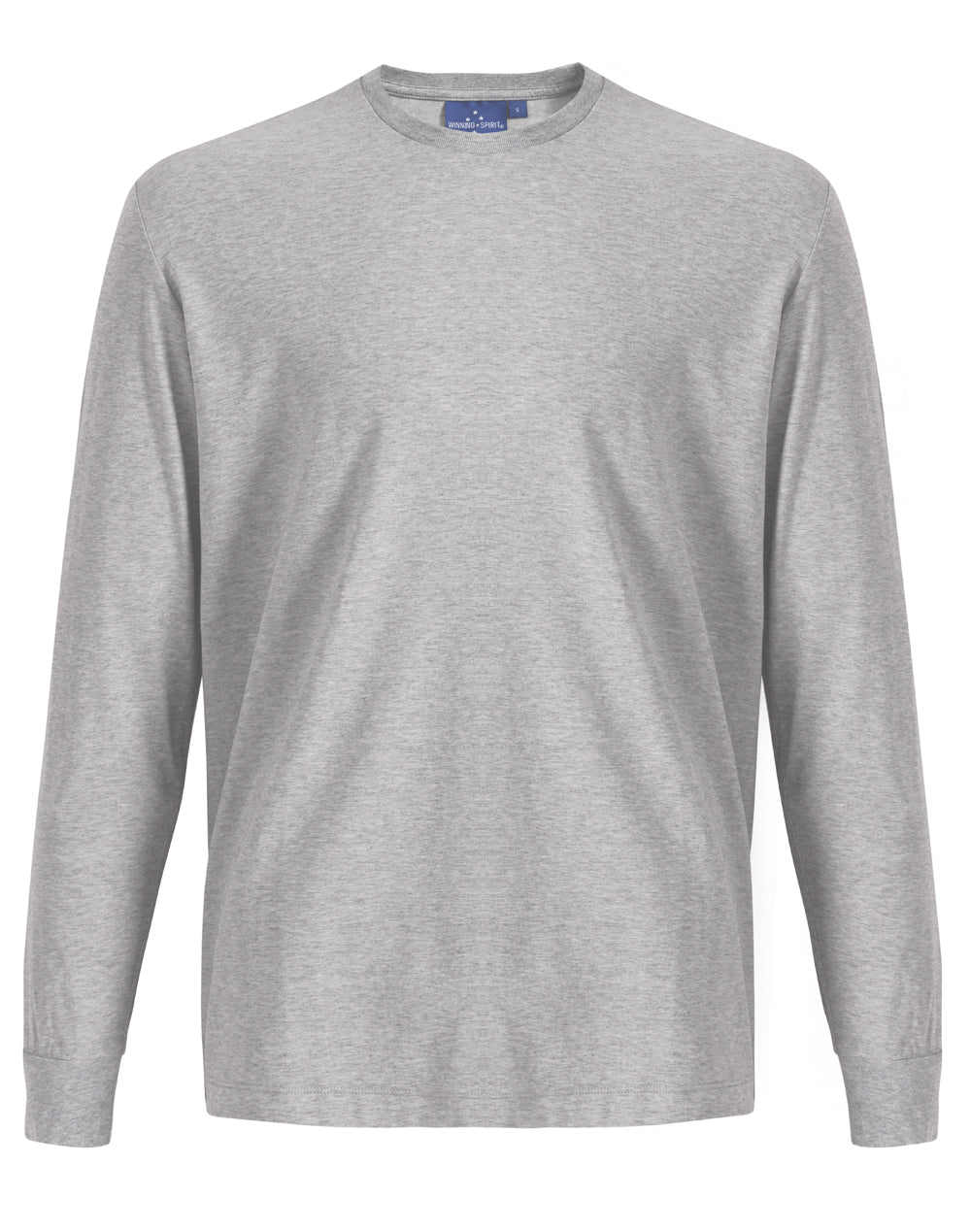 Winning Spirit Mens Premium Cotton Face L/S Tee (TS47)