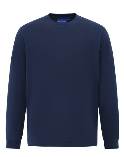 Winning Spirit Mens Premium Cotton Face L/S Tee (TS47)
