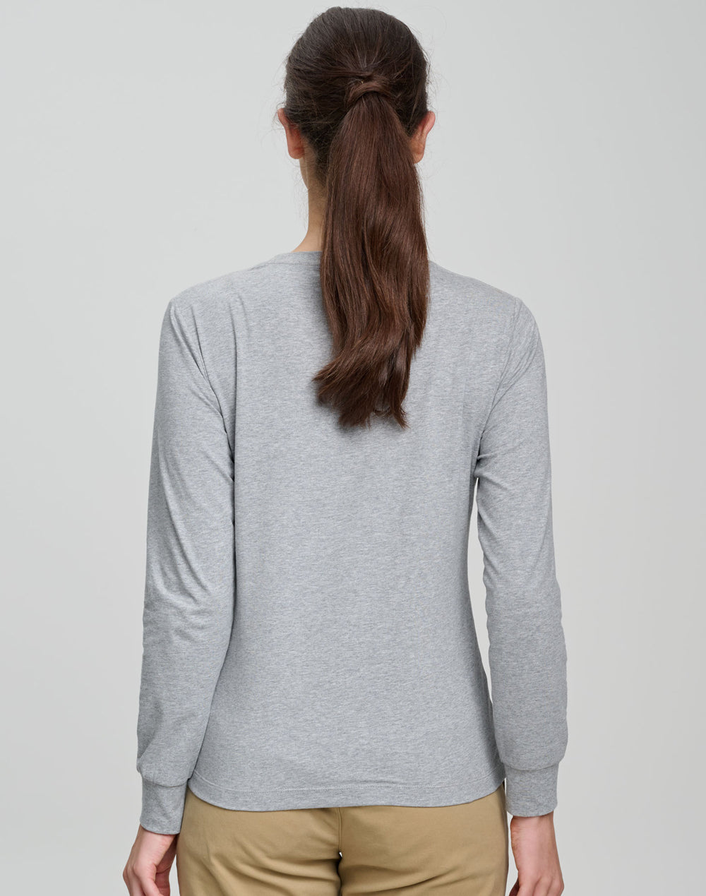Winning Spirit Ladies Premium Cotton Face L/S Tee (TS48)
