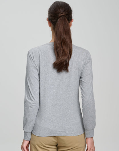 Winning Spirit Ladies Premium Cotton Face L/S Tee (TS48)