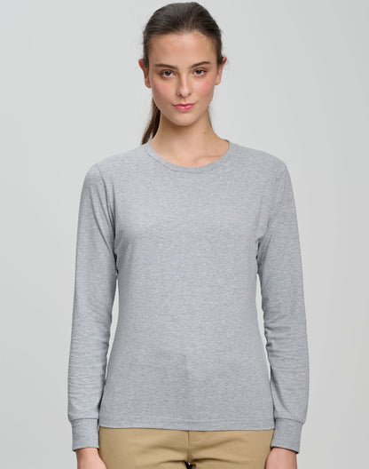 Winning Spirit Ladies Premium Cotton Face L/S Tee (TS48)