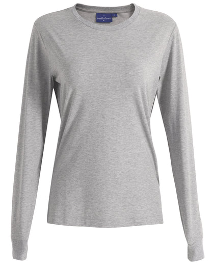 Winning Spirit Ladies Premium Cotton Face L/S Tee (TS48)