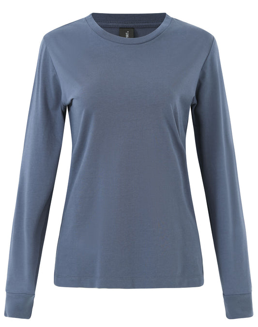 Winning Spirit Ladies Premium Cotton Face L/S Tee (TS48)