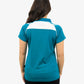 Be Seen Ladies Sleeve Polo Shirt With Striped Collar 2nd Color (The Cobra)