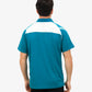 Be Seen Men's Sleeve Polo Shirt With Striped Collar 1st Color (The Viper)