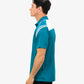 Be Seen Men's Sleeve Polo Shirt With Striped Collar 1st Color (The Viper)