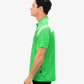 Be Seen Men's Sleeve Polo Shirt With Striped Collar 1st Color (The Viper)