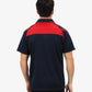 Be Seen Men's Sleeve Polo Shirt With Striped Collar 2nd Color (The Viper)