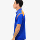 Be Seen Men's Sleeve Polo Shirt With Striped Collar 2nd Color (The Viper)