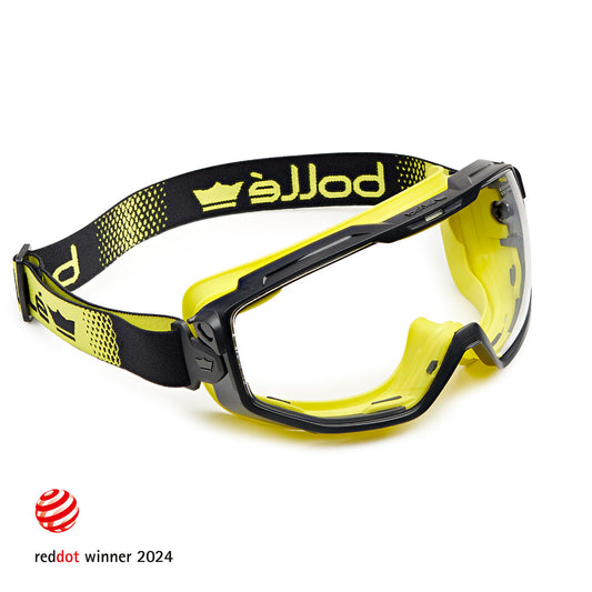 Bolle Safety Universal Clear/Vented safety goggle -(UNIVGN10W)
