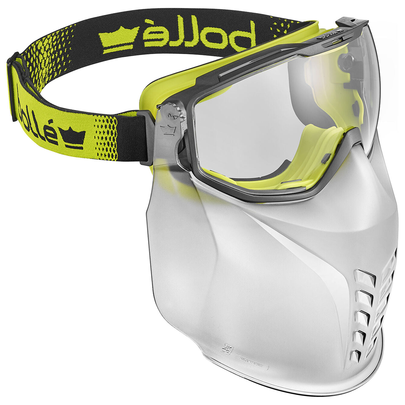 Bolle Safety Universal Clear/Vented with foam safety goggle -(UNIVGN12W)