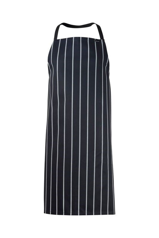 Chefscraft Full Bib Cafe Stripe Apron (CA005)
