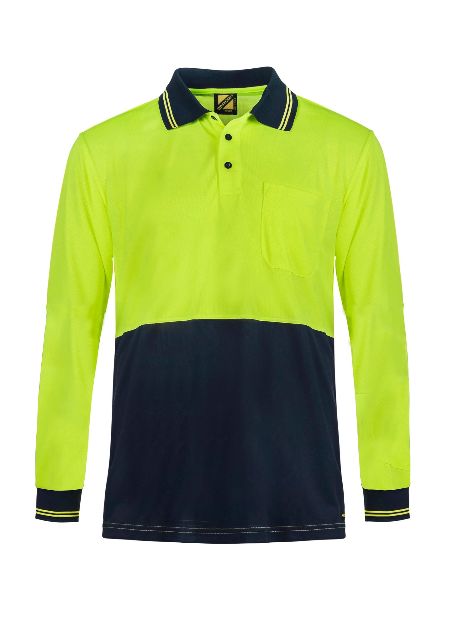 Workcraft Hi Vis Lightweight Polo -ls  (WSP209)