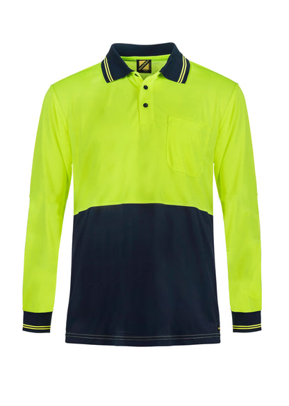 Workcraft Hi Vis Lightweight Polo -ls  (WSP209)