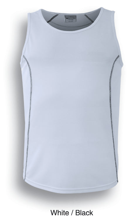 Bocini Men's Stitch Singlet-(CT0926)