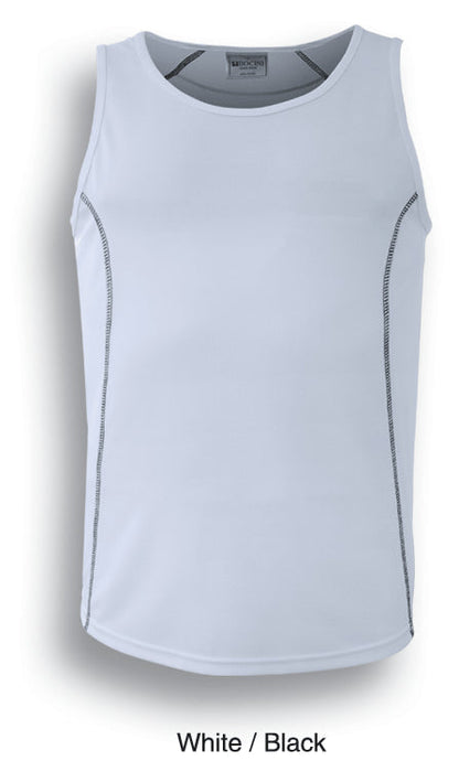 Bocini Men's Stitch Singlet-(CT0926)