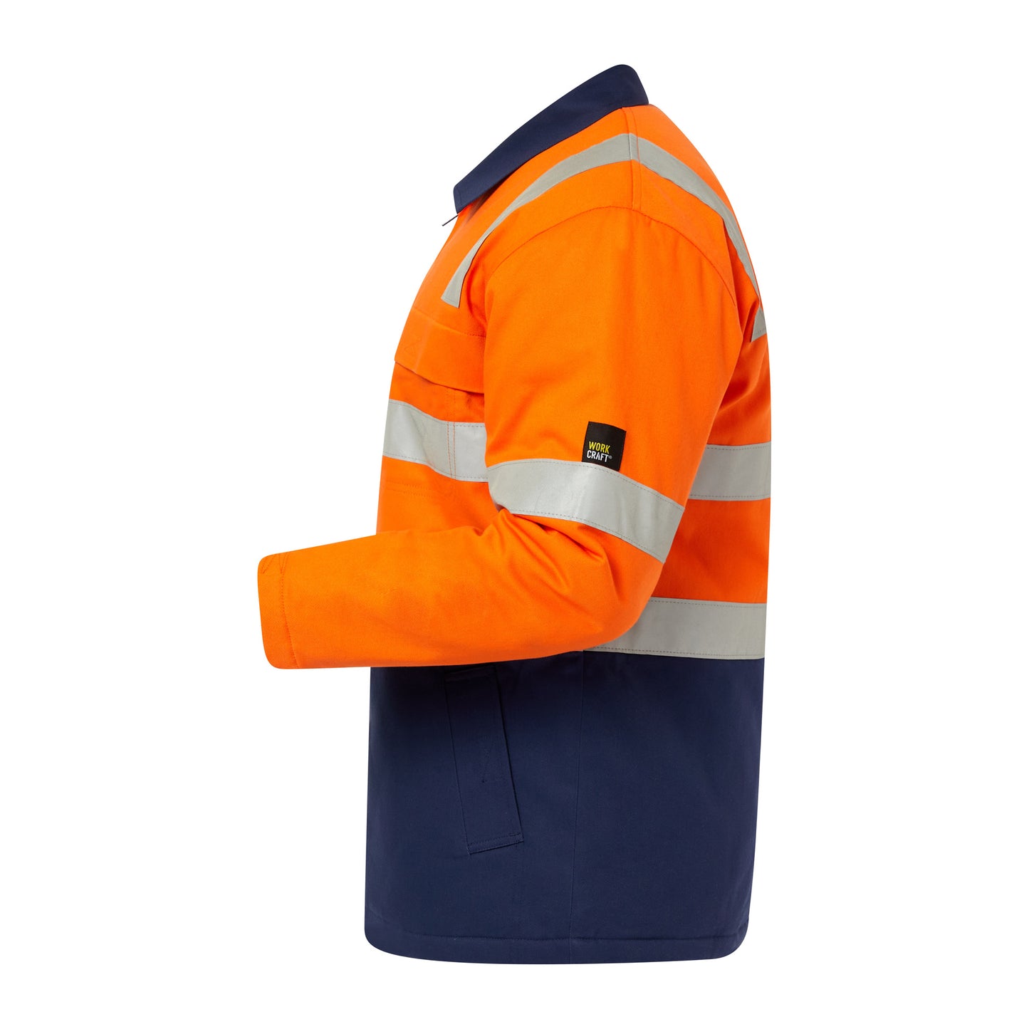 Workcraft Hi Vis Quilted Jkt W/Tape (WJ8019)