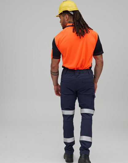 Winning Spirit Unisex DWR Water Repellent Flexi Work Pants With Tapes (WP30HV)