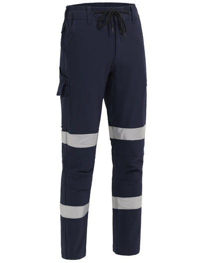 Winning Spirit Unisex DWR Water Repellent Flexi Work Pants With Tapes (WP30HV)