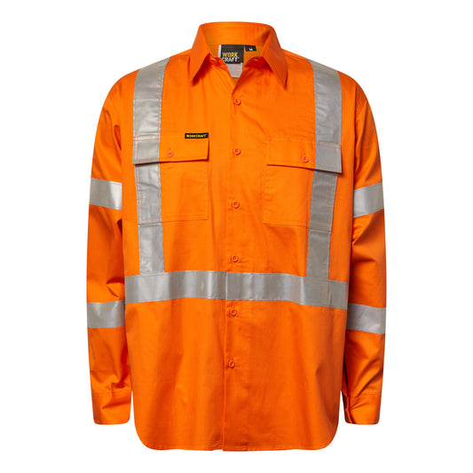 Workcraft X Pattern - Nsw Rail Shirt-ls (WS6010)
