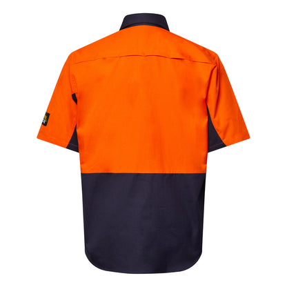 Workcraft Hivis Vented Ripstop Shirt-ss (WS6067)