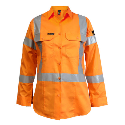 Workcraft Ladies Nsw Rail Xpattern Shirt (WSL509)