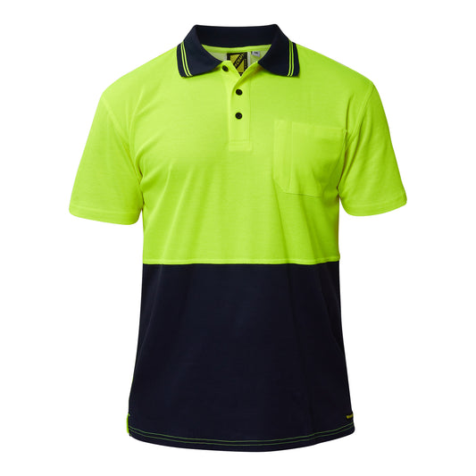Workcraft Hivis Cotton Back Polo- Ss  (WSP401)