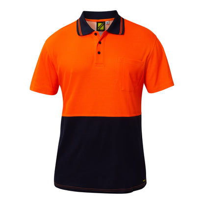 Workcraft Hivis Cotton Back Polo- Ss  (WSP401)