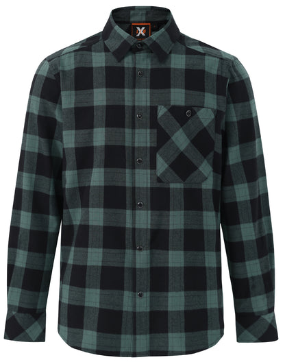 Winning Spirit Unisex Classic Flannel Plaid LS Shirt (WT11)