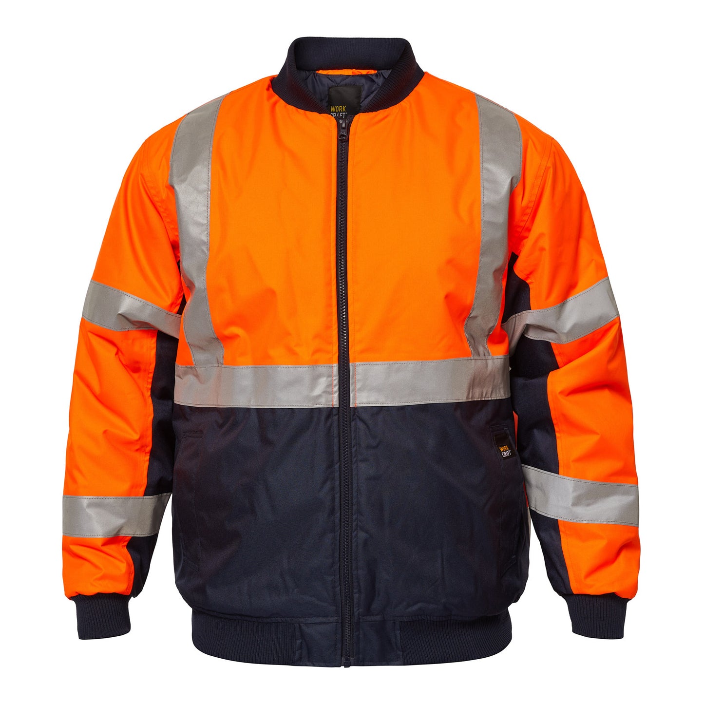 Workcraft Hivis Bomber Jacket X-tape (WW9010)