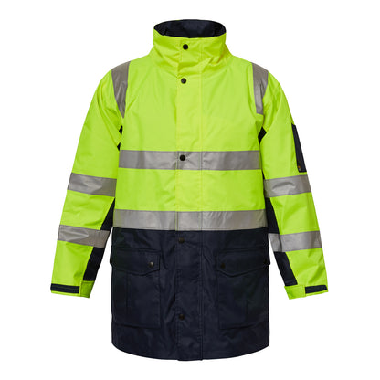 Workcraft Hi Vis Jacket With Tape (WW9015)