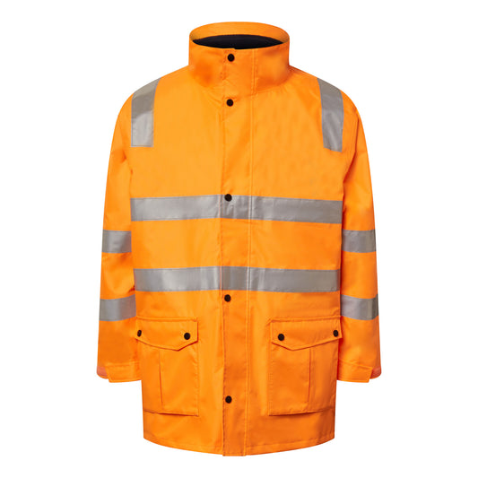 Workcraft Vic Rail Hivis Jacket-tape (WW9020)