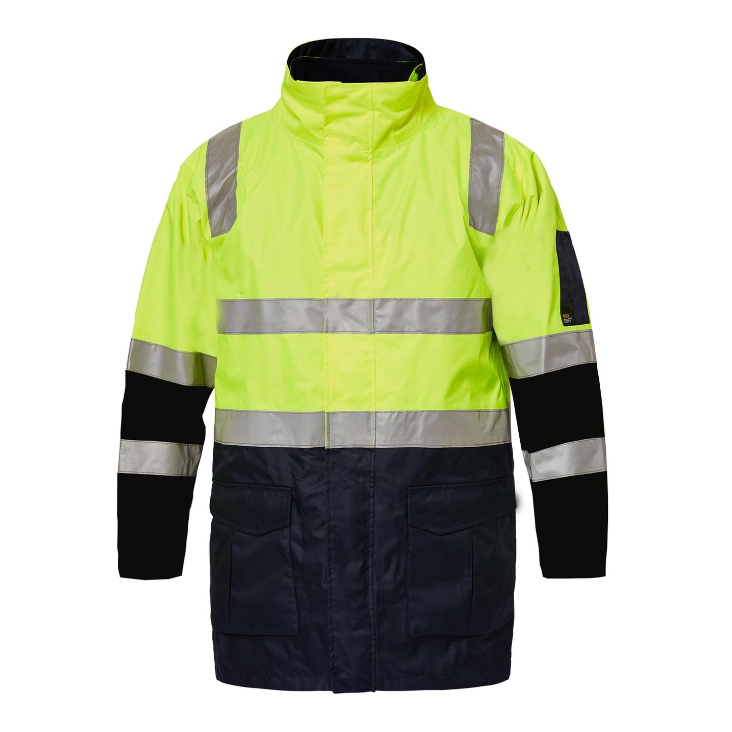 Workcraft Hi Vis Jacket With Tape (WW9024)