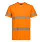 Syzmik Mens Hi Vis Segmented Tape Cotton Tee Shirt (ZH510 )