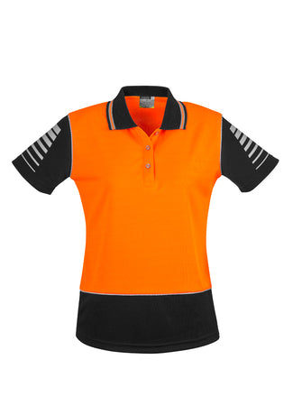 Syzmik Womens Hi Vis Zone Polo (ZHL236)-Clearance