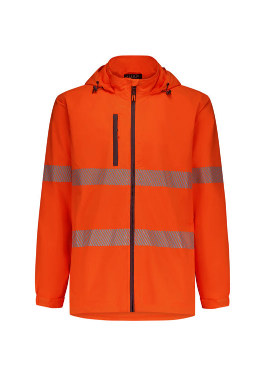 Syzmik Unisex Super Light Segmented Tape Packable Rain Jacket (ZJ560)