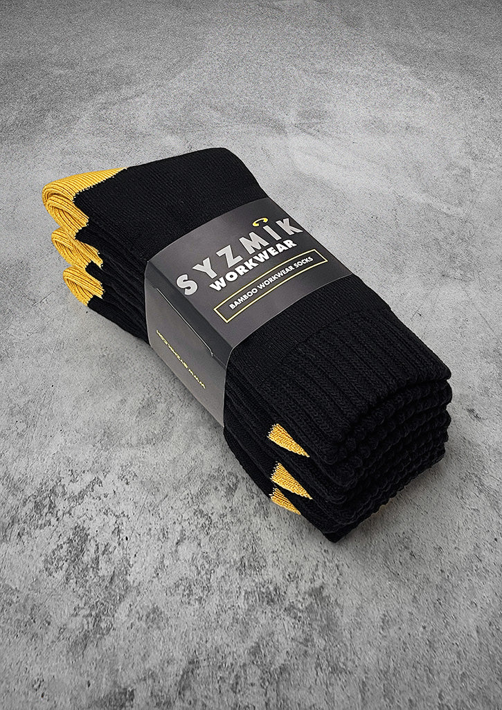 Syzmik Bamboo Work Socks (3 Pack)-(ZMSOCK3)