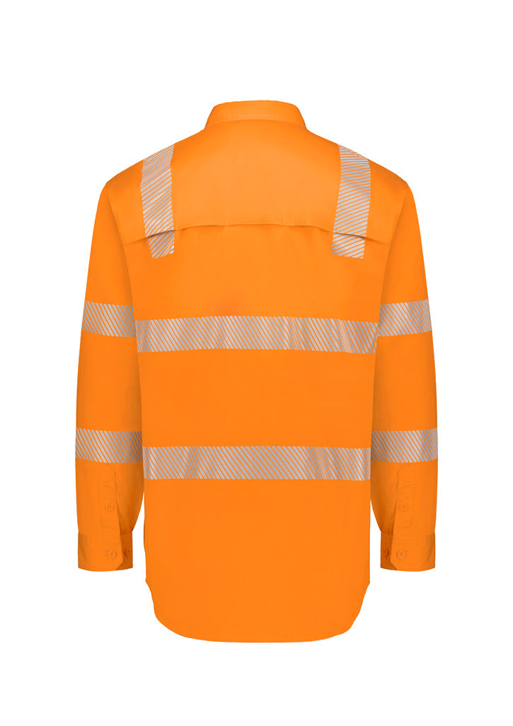 Syzmik Mens VIC Rail Shirt - Segmented Tape-(ZW682)