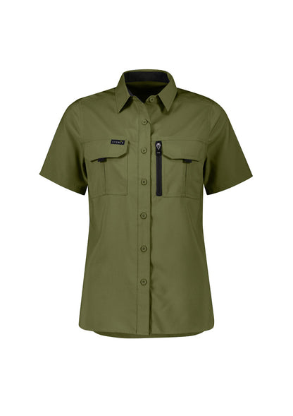 Syzmik Womens Outdoor Short Sleeve Shirt (ZW765)