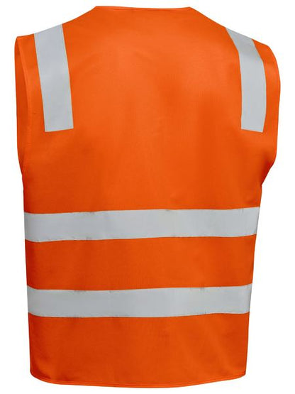 Bisley Taped Hi Vis Safety Zip Vest( BV0341T)