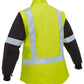 Bisley Women's Taped Hi Vis 5 In 1 Rain Jacket (BKL6975)