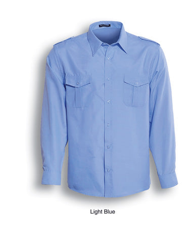 Bocini Unisex Adults Service Shirt L/S-(BS192)