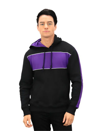 Be Seen Adults Three Toned Hoodie With Contrast (BSHD11)