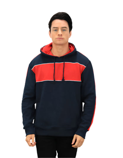 Be Seen Adults Three Toned Hoodie With Contrast (BSHD11)