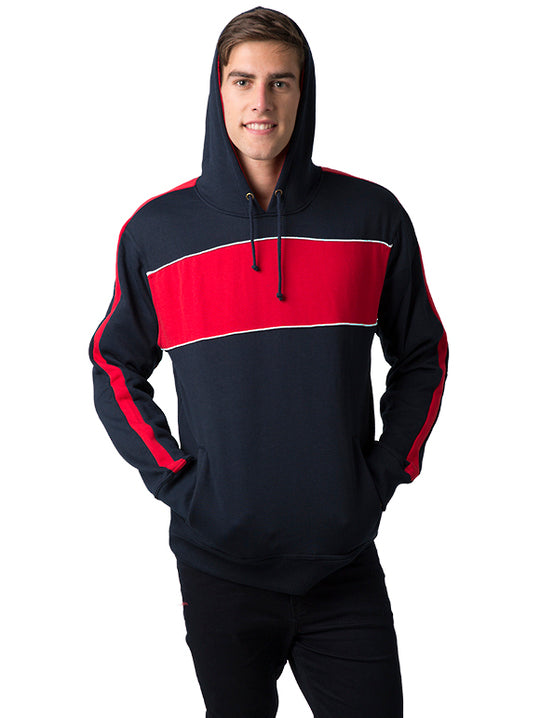 Be Seen Adults Three Toned Hoodie With Contrast (BSHD11)